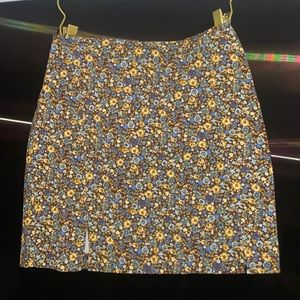 Flower mini skirt